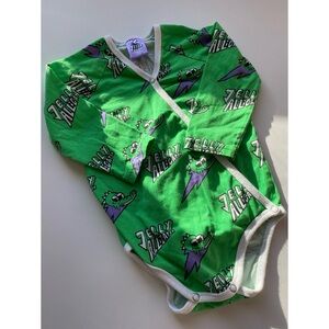 EUC Jelly Alligator Logo Onesie 18/24m